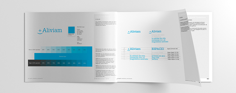 Manual de la marca Aliviam por Borisgrafic